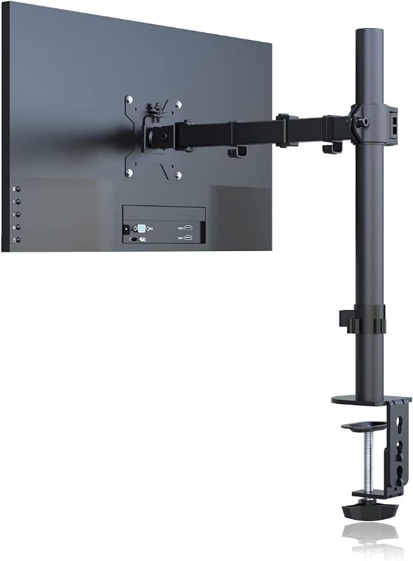 Photo 1 of Suptek Fully Adjustable Single Monitor Stand Mount Fits One Screen 13-32 inch 22lbs for Monitor Computer Screen 13 15 17 19 20 22 23 24 26 27 30 32 inch VESA 75 100 (MD9421)
