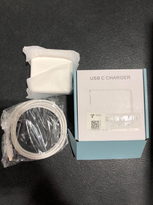 Photo 2 of Mac Book Pro Charger - 118W USB C Charger Power Adapter Compatible with MacBook Pro 16, 15, 14, 13 Inch, MacBook Air 13 Inch, iPad Pro 2021/2020/2019/2018 and All USB C Device, 7.2ft USB C to C Cable
