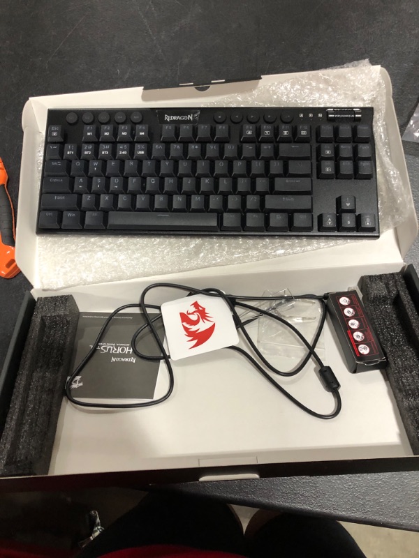 Photo 1 of Redragon K621 Horus TKL Wireless RGB Mechanical Keyboard