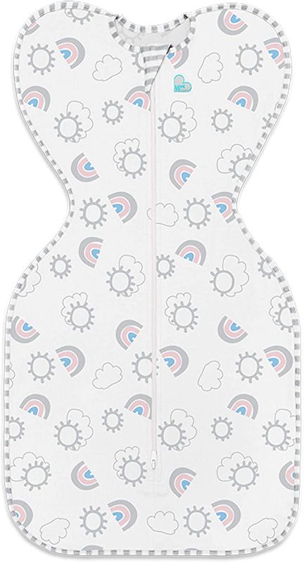 Photo 1 of Love To Dream Swaddle UP, Rainbow, Small, 13-19 LBS Dramatically Better Sleep, Allow Baby to Sleep in Their Preferred arms up Position for self-Soothing, snug fit Calms Startle Reflex
