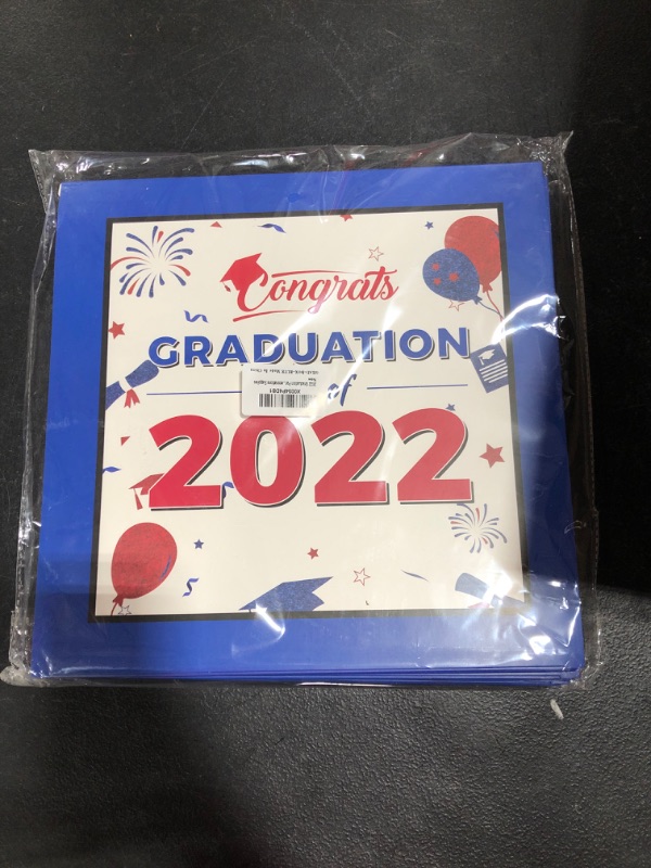 Photo 2 of 2022 Graduation Party Decorations, 4pcs Red White Blue Graduation Balloon Boxes with 2Pcs "GRAD" and "2022" Red Letter for 2022 Red White Blue Graduation Party Decorations Supplies
