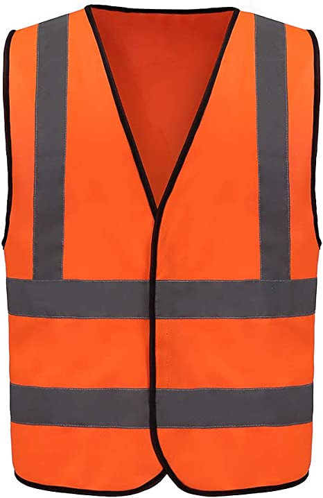 Photo 1 of 12 colour High visibility viz vest hi vis viz reflective safety vests for men (XS-8XL)…
