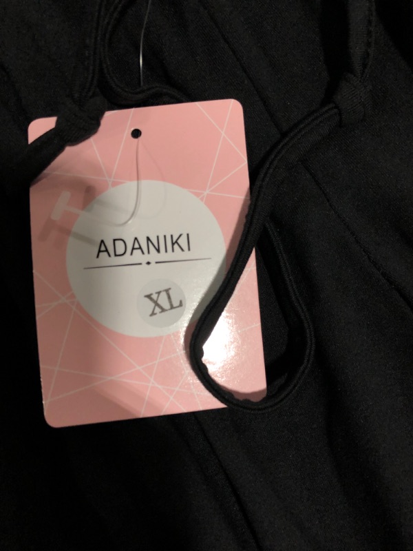 Photo 2 of ADANIKI Sweatpants Women Yoga Pants with Pockets for Women Pajamas Work Pants Wide Leg Drawstring Pants for Women's Lounge
SIZE XL