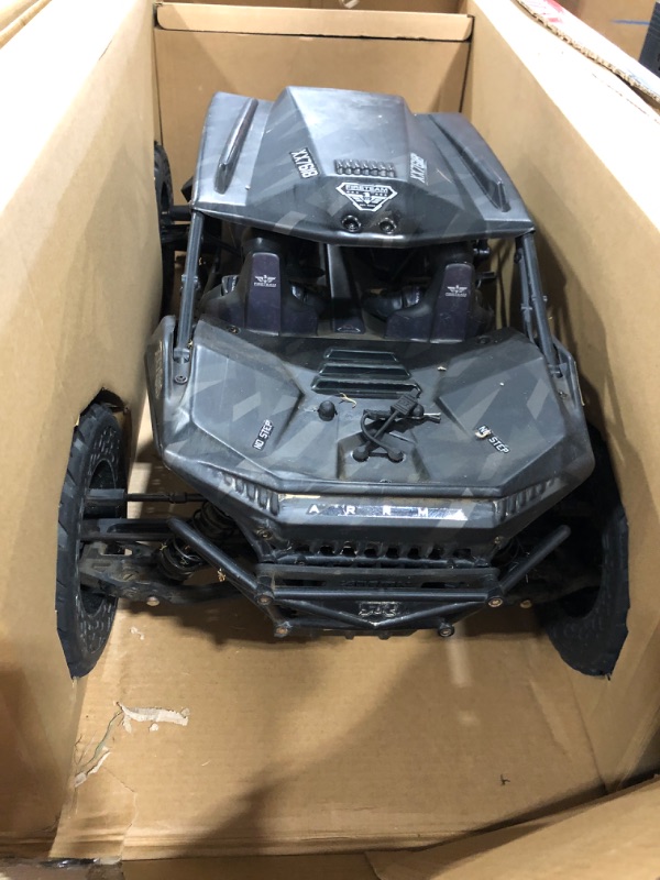 Photo 4 of ****Not functional has a broken front hub and somethings wrong with the steering***ARRMA RC Truck 1/7 FIRETEAM 6S 4WD BLX Speed Assault Vehicle RTR (***Batteries and Charger Not Included***), ARA7618T1, Black
