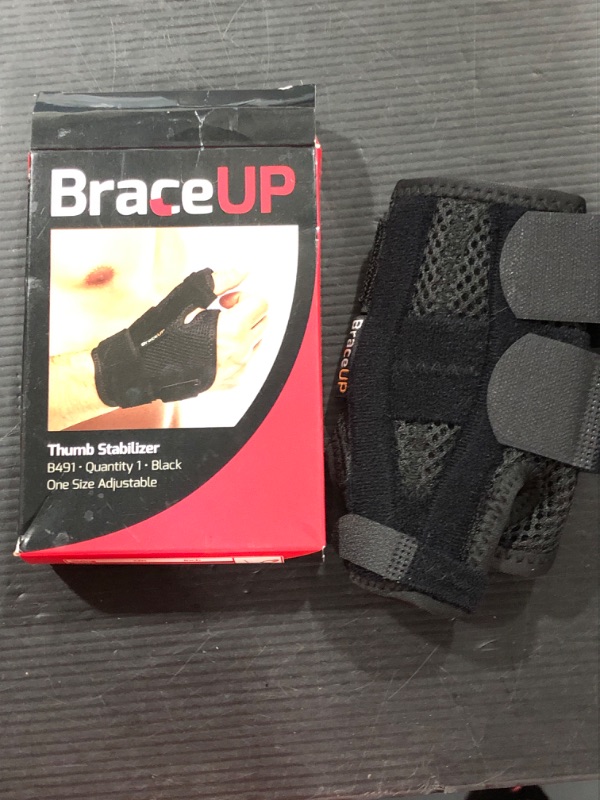 Photo 2 of BraceUP Thumb Spica Support Brace with Splints for Arthritis, Carpal Tunnel