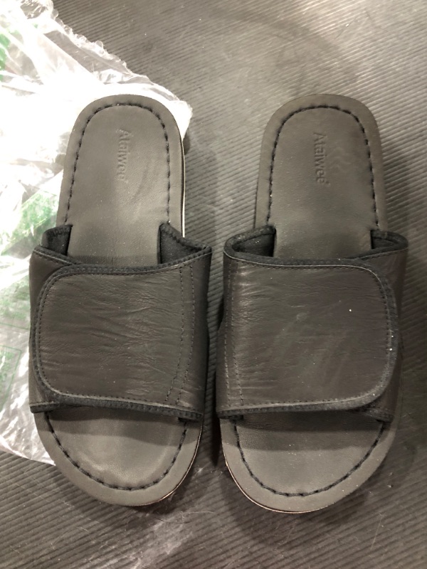 Photo 2 of Ataiwee Men's Slide Sandals - Comfortable Lightweight Summer Slipper Shoes for Indoor and Outdoor Use. Men's Size 12