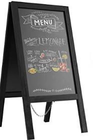 Photo 1 of  A-Frame Chalk Board,Sandwich Board Sidewalk Sign