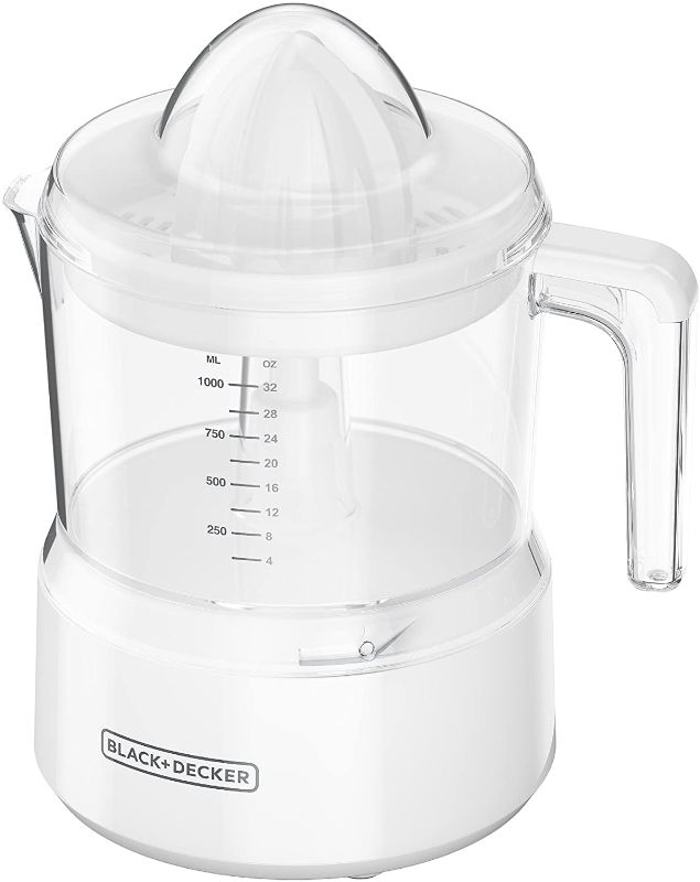 Photo 1 of BLACK+DECKER 32oz Citrus Juicer, White, CJ650W,Small
