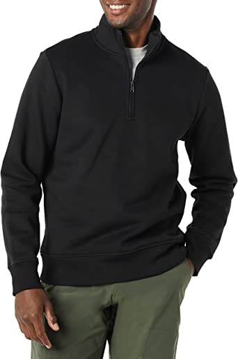 Photo 1 of Amazon Essentials Men's Long-Sleeve Quarter-Zip Fleece Sweatshirt XXL
