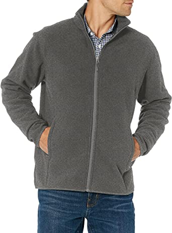 Photo 1 of Amazon Essentials Men's Full-Zip Polar Fleece Jacket 2XL
