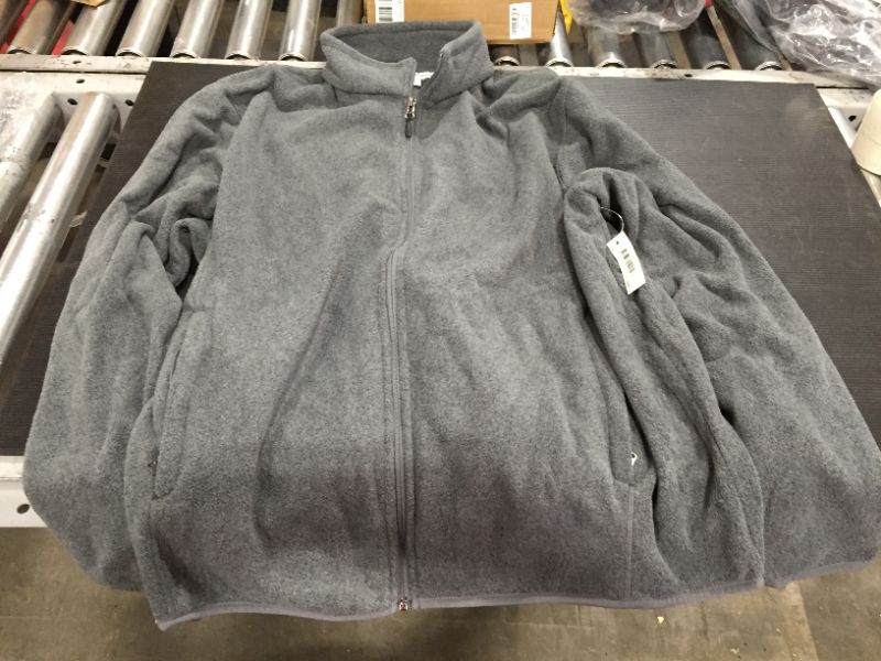 Photo 2 of Amazon Essentials Men's Full-Zip Polar Fleece Jacket 2XL
