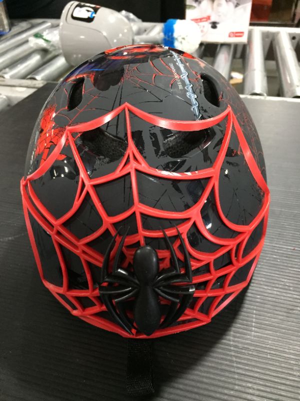 Photo 3 of Bell Spider-Man Child 3D Web-slinger Bike Helmet