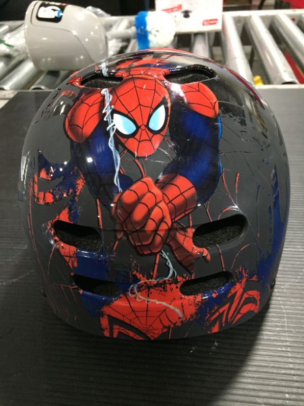 Photo 2 of Bell Spider-Man Child 3D Web-slinger Bike Helmet