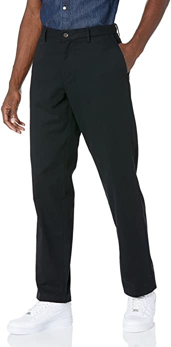 Photo 1 of Amazon Essentials Men's Classic-fit Wrinkle-Resistant Flat-Front Chino Pant 30w x 30L
