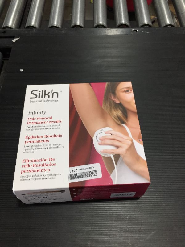 Photo 3 of Silk’n Infinity - At Home Permanent Hair Removal for Women and Men, Lifetime of Pulses, No Refill Cartridge Needed, Unlimited Flashes - IPL Laser Hair Removal System
