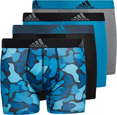 Photo 1 of adidas Kids-Boy's Performance Boxer Briefs Underwear 4-Pack-L
