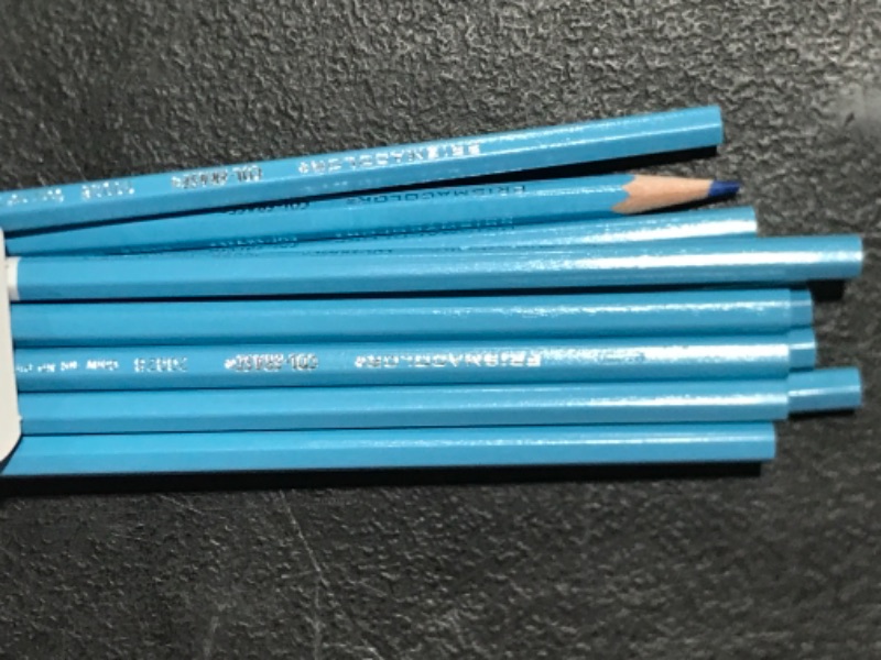 Photo 2 of Prismacolor 20028 Col-Erase Pencil w/Eraser Non-Photo Blue Lead/Barrel Dozen