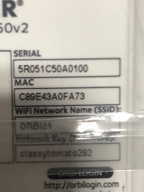 Photo 4 of Netgear Netgear Orbi Rbk50 IEEE 802.11ac Ethernet Wireless Router - 2.40 GHz ISM Band - 5 GHz UNII Band - 6 x Antenna(6 x internal) - 375 MB/s