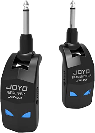 Photo 1 of JOYO 2.4GHz Wireless Guitar System 4 Channels Rechargeable Audio Wireless Transmitter Receiver for Guitar Bass Electric Instruments (JW-03)