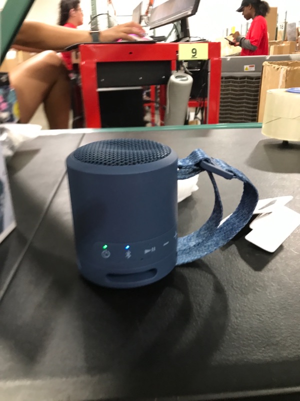 Photo 2 of Sony SRS-XB13 Extra Bass Portable Bluetooth Speaker, Light Blue