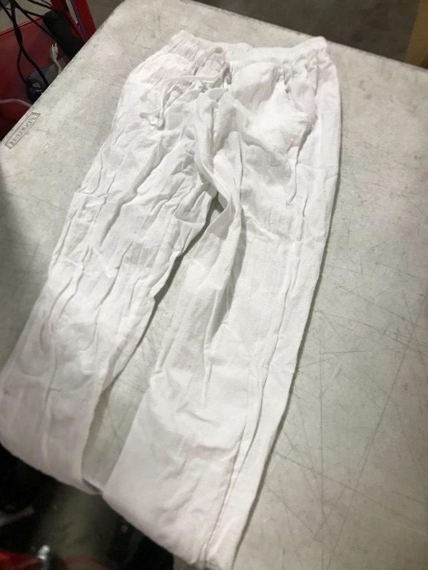 Photo 1 of White Cotton Pants Small