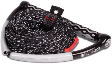 Photo 1 of Airhead Bling Stealth Wakeboard Rope, 4 Sections, 75-Feet
