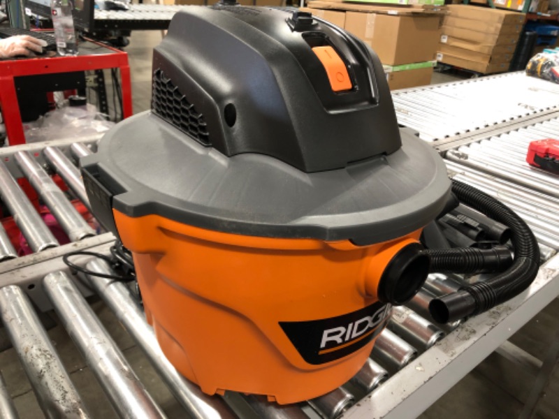 Photo 2 of RIDGID
9 Gal. 4.25-Peak HP NXT Wet/Dry Shop Vacuum with Filter, Hose and Accessories