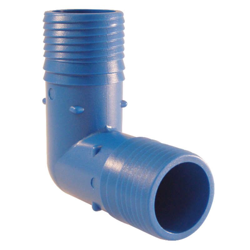Photo 1 of Apollo Blue Twister 1-1/4 in. Insert in to X 1-1/4 in. D Insert Acetal Elbow 6 PACK 