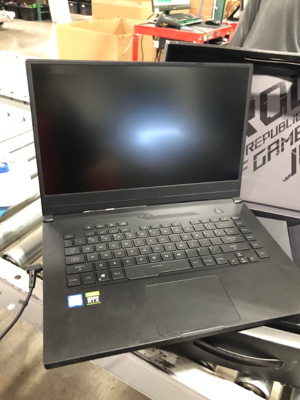 Photo 2 of !!!PARTS ONLY SEE CLERK NOTES!!! ROG Zephyrus M Thin and Portable Gaming Laptop, 15.6” 240Hz FHD IPS, NVIDIA GeForce RTX 2070, Intel Core i7-9750H, 16GB DDR4 RAM, 1TB PCIe SSD, Per-key RGB, Windows 10 Home, GU502GW-AH76
