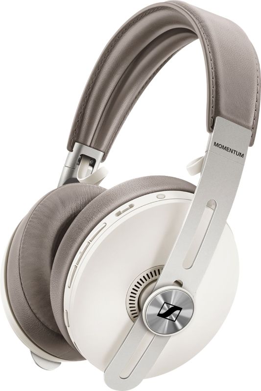 Photo 1 of Sennheiser - MOMENTUM Wireless Noise Canceling Over-the-Ear Headphones - Sandy White
