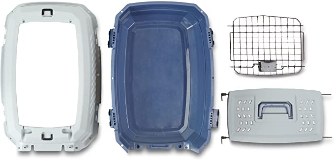 Photo 1 of Amazon Basics Two-Door Top-Load Hard-Sided Pet Travel Carrier, 23-Inch
