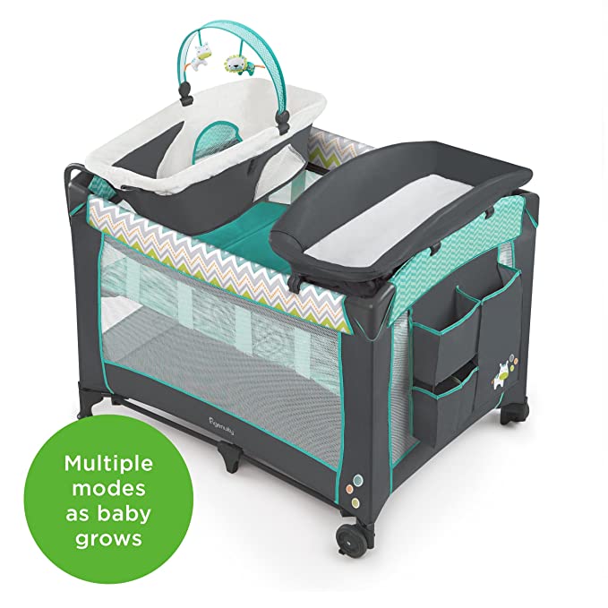 Photo 1 of Ingenuity Smart and Simple Packable Portable Playard with Changing Table - Ridgedale
