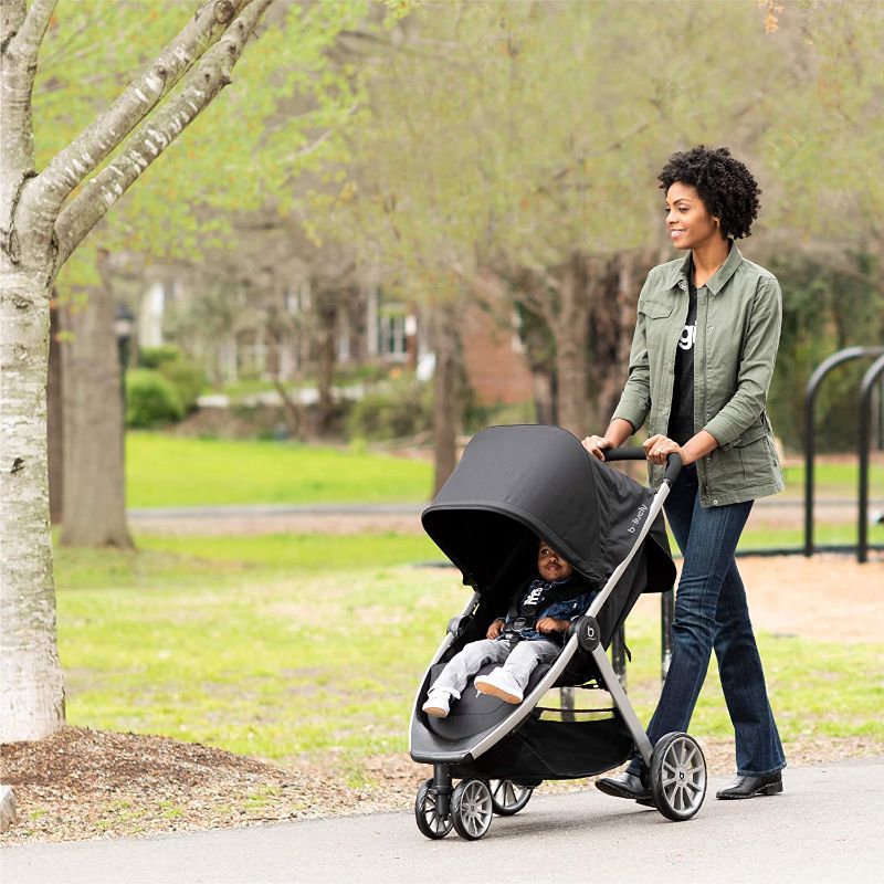 Photo 1 of Britax B-Lively Lightweight Stroller, Raven - One Hand Fold, Large UV50+ Canopy, All Wheel Suspension
