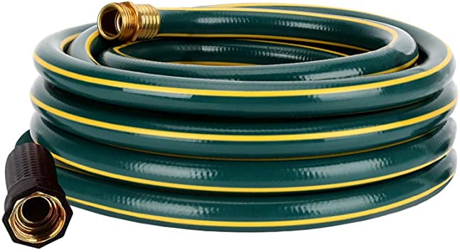 Photo 1 of 3/4 in. x 6 ft. Short Garden Hose, No Leaking, Green Lead-Hose Male/Female Solid Brass Fitting for Reel Cart, Water Softener, Dehumidifier, Camp RV Filter, Janitor Sink Hose #H165B21