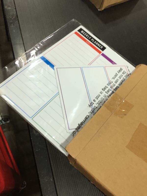 Photo 1 of STYLIO Dry Erase Calendar Whiteboard. Set of 3 Magnetic Calendars for Refrigerator: Monthly