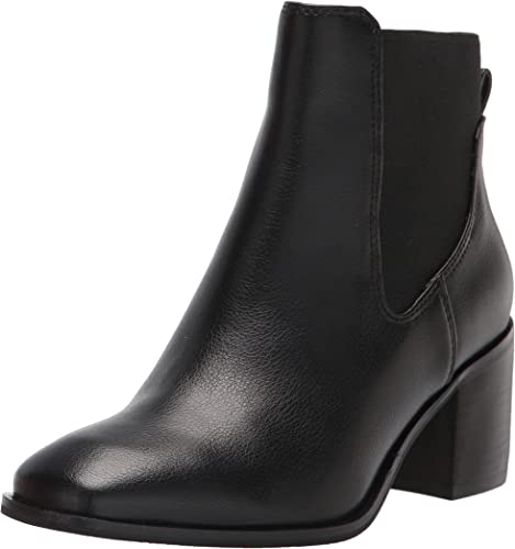 Photo 1 of Amazon Essentials Square Block-heel Chelsea Boot, Women's Chelsea Boot 7.5
