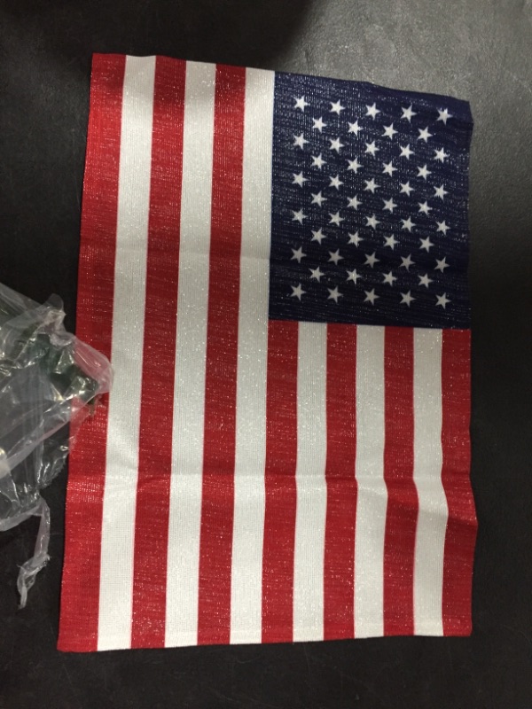 Photo 1 of American Flag USA Garden Flag Patriotic Double Sided Small American Flags for Yard (American Garden Flag)