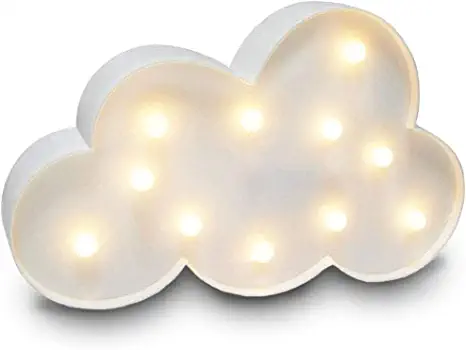 Photo 1 of 3D Cloud Lamp Decortive LED Sign Night Lights for Kids Adults, Baby Nursery, Birthday Party, Holiday Decorations,Kid's Room Decor NightLight