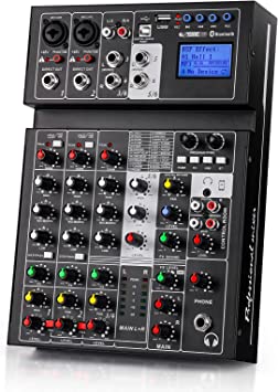 Photo 1 of Audio Mixer Controller Sound Controller 6 Channel Sound Board Console, By Vangoa
