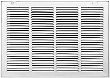 Photo 1 of 24"W x 14"H [Duct Opening Measurements] Steel Return Air Filter Grille