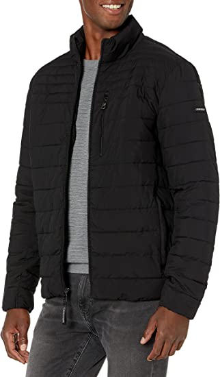 Photo 1 of Calvin Klein mens Lightweight Water Resistant Packable Down Puffer Jacket (Standard and Big & Tall)
