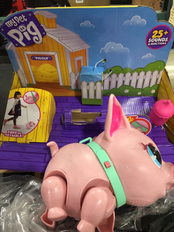 Photo 2 of Little Live Pets - My Pet Pig: Piggly | Soft and Jiggly Interactive Toy Pig That Walks, Dances and Nuzzles. 20+ Sounds & Reactions. for Kids Ages 4+
