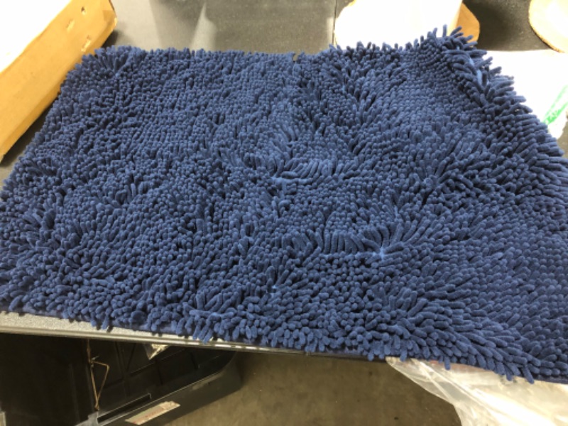 Photo 2 of 20x32 inch Oversize Bathroom Rug Shag Shower Mat Soft Texture Floor Mat Machine-Washable Bath mats with Water Absorbent Soft Microfibers Rugs for Kitchen