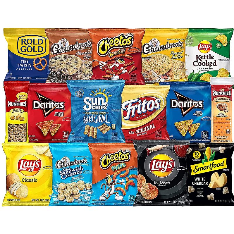 Photo 1 of Frito-Lay Ultimate Snack Care Package, Variety Assortment of Chips, Cookies, Crackers & More, 40 Count Best By: 06/12/2022