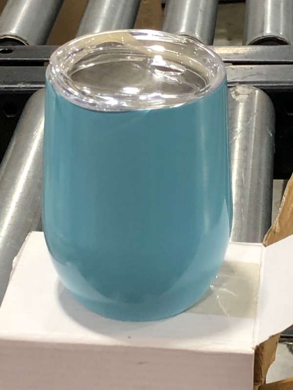 Photo 1 of 12OZ Wine Egg Tumbler MUG Blue
(1 MUG)