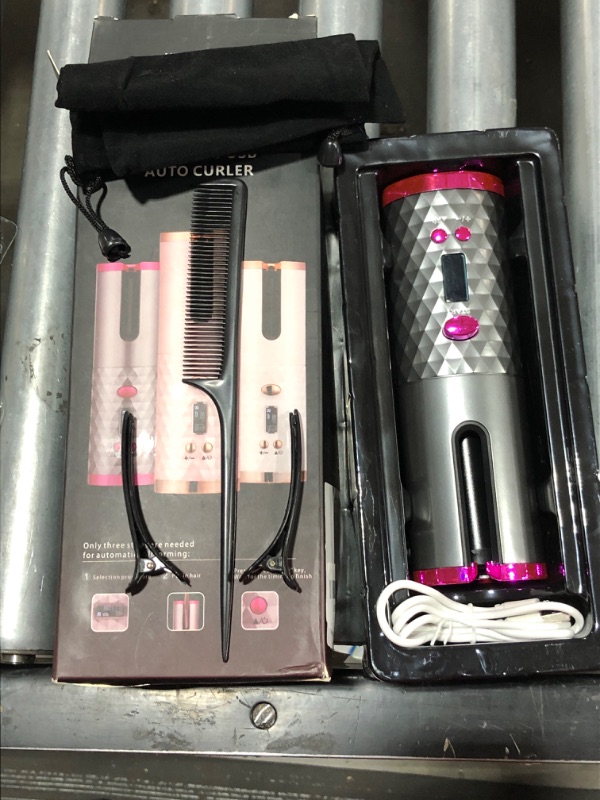 Photo 2 of Cordless Automatic Hair Curler