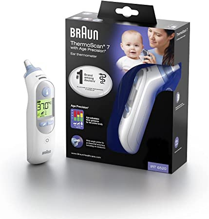 Photo 1 of Braun Thermoscan 7 Ear Thermometer Irt6520 With Backlight Baby / Child / Adult