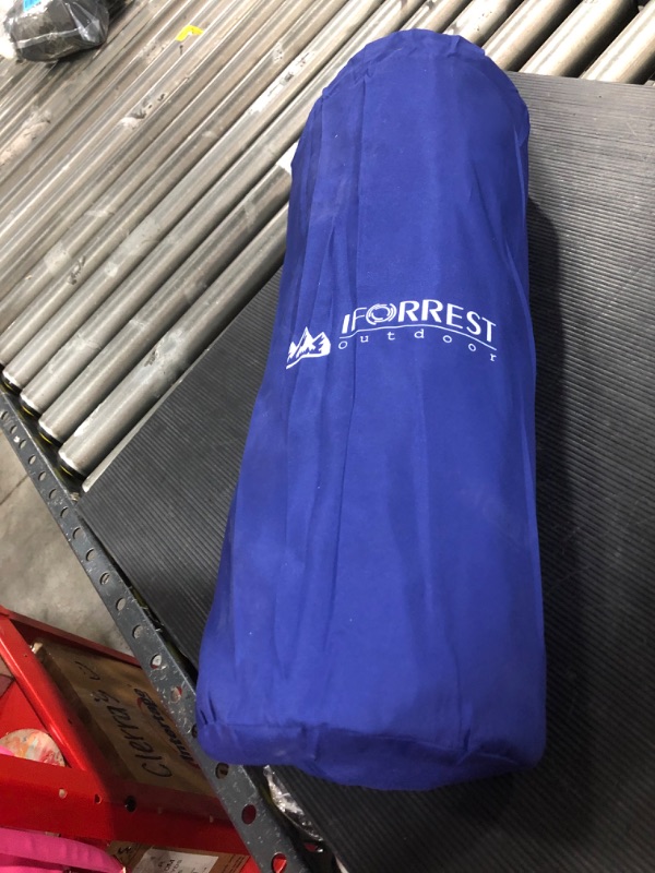 Photo 2 of IFORREST Sleeping Pad w/Armrest and Pillow - Rollover Protection - Self-Inflating Camping Mattress - Best Cot-Mats - Ultra-Comfortable Backpacking Air Bed (L/XL)