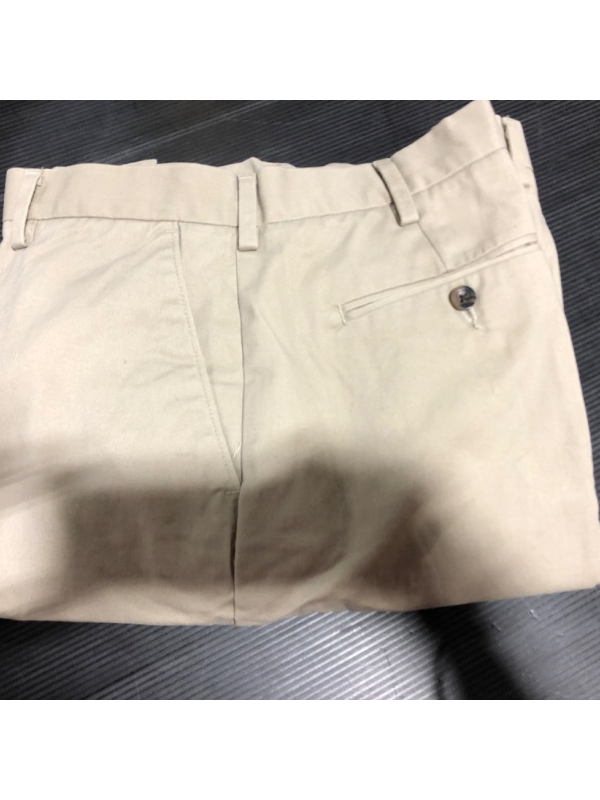 Photo 2 of [Size 40x32] Amazon Essentials Men's Classic-fit Wrinkle-Resistant Flat-Front Chino Pant [Khaki]