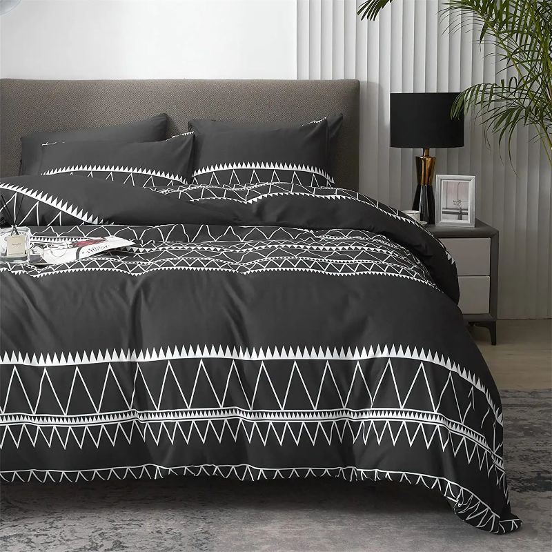 Photo 1 of [Queen] HYPREST Bohemian Black Duvet Cover